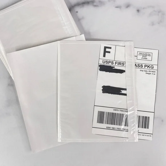 50 (7.5 X 5.5) Postage Invoice , Package Slip, Label Cover Pocket PRICE IS FIRM - Picture 8 of 9